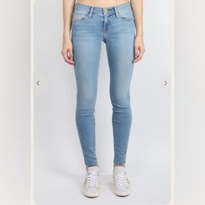 Frame Denim Blue Skinny Jeans Modern Fit